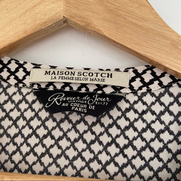 Maison Scotch Scotch & Soda black maxi button down dress - Picture 7 of 12